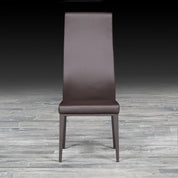 Lesina brown modern dining chair