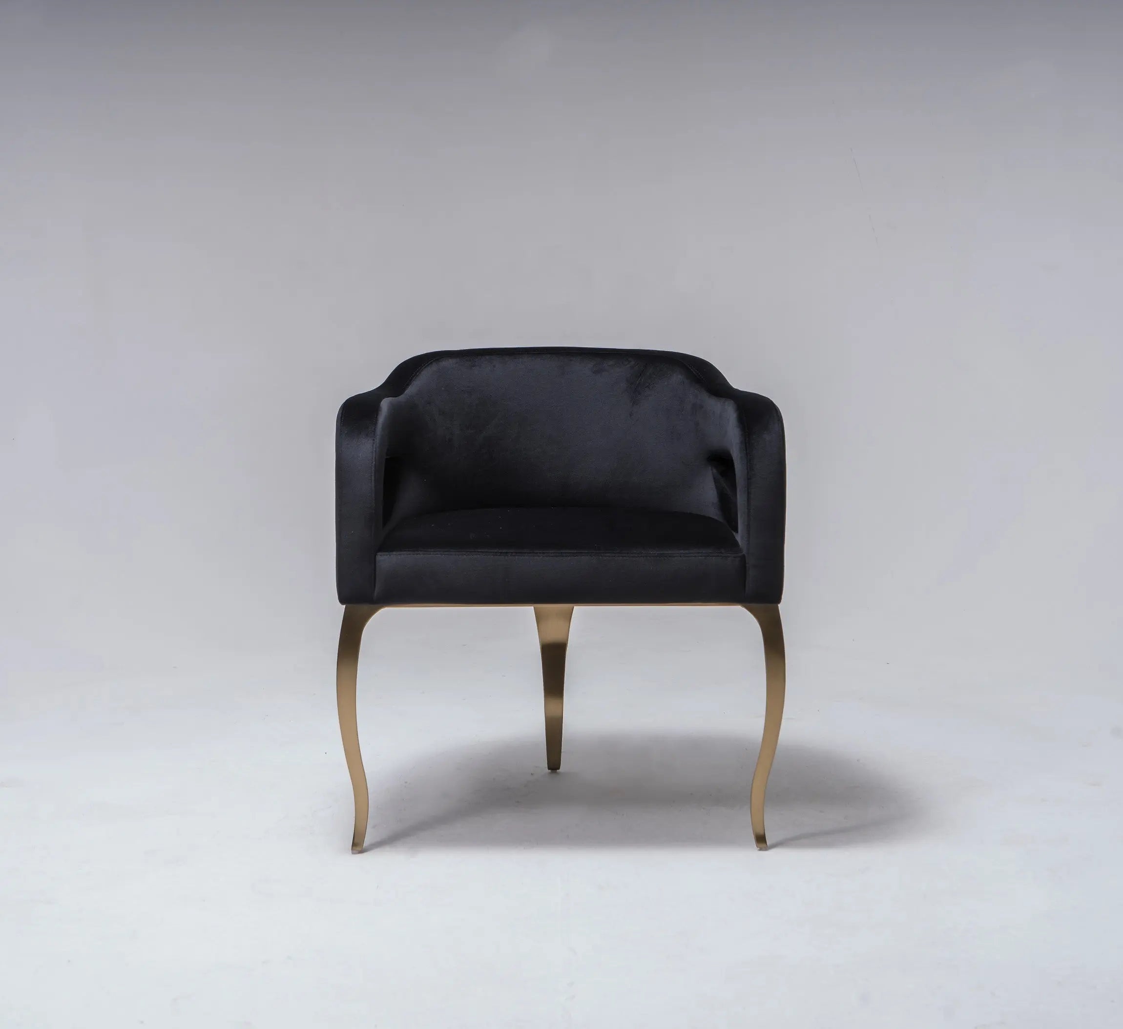 Caprice Dining Chair Brushed Titanium Gold - My Store