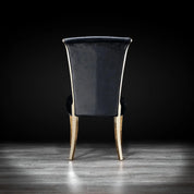 alanso gold black modern 1 dining chair