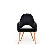 alegra rg black dining chair