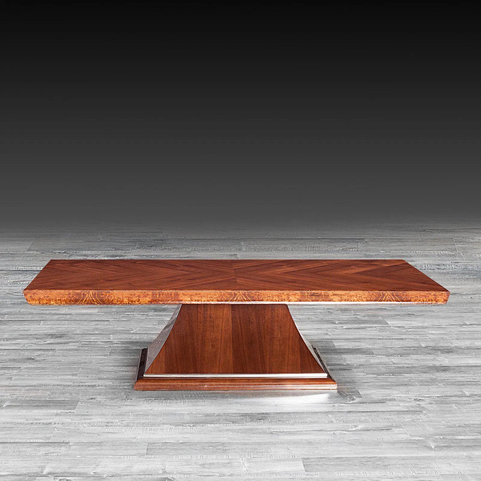 aliosso brown modern coffee table