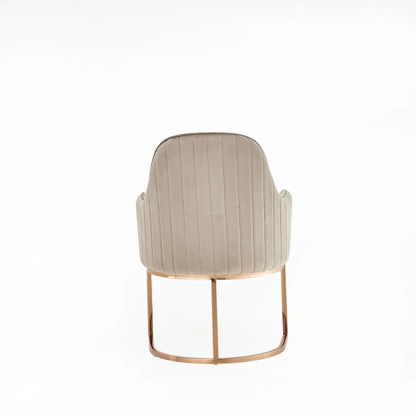 andria rgss taupe luxury 7 dining chair