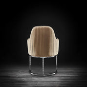 andria ss taupe modern 2 dining chair