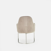 andria ss taupe modern 8 dining chair