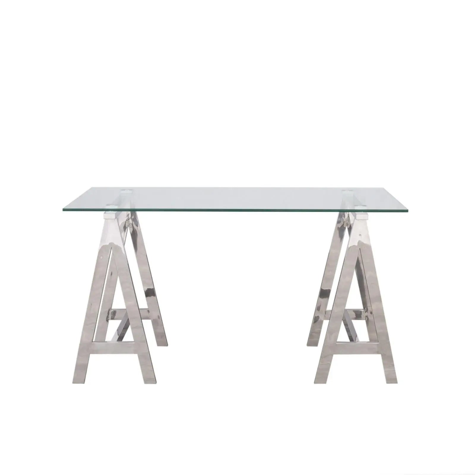 arch glass office desk