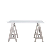 arch glass office desk