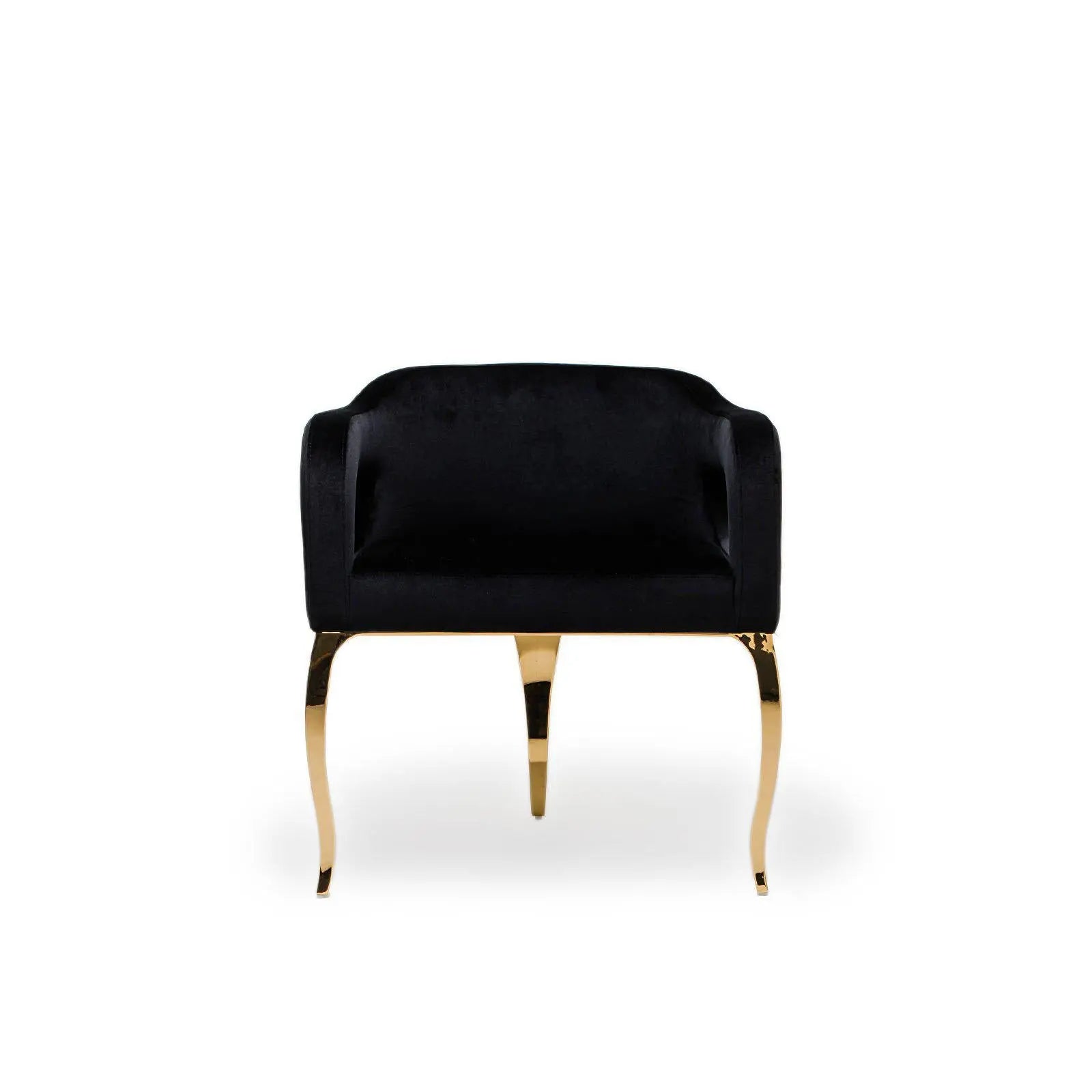 Caprice Dining Chair Titanium Gold - My Store