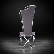 belladona gray luxury dining chair