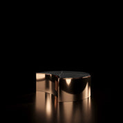Bottini Rose Gold Round Coffee Table   My Store  Coffee Table