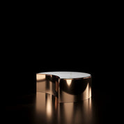 Bottini Rose Gold Round Coffee Table   My Store  Coffee Table