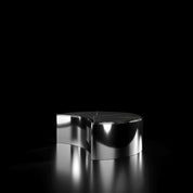 Bottini Smoked Black Round Coffee Table   My Store  Coffee Table