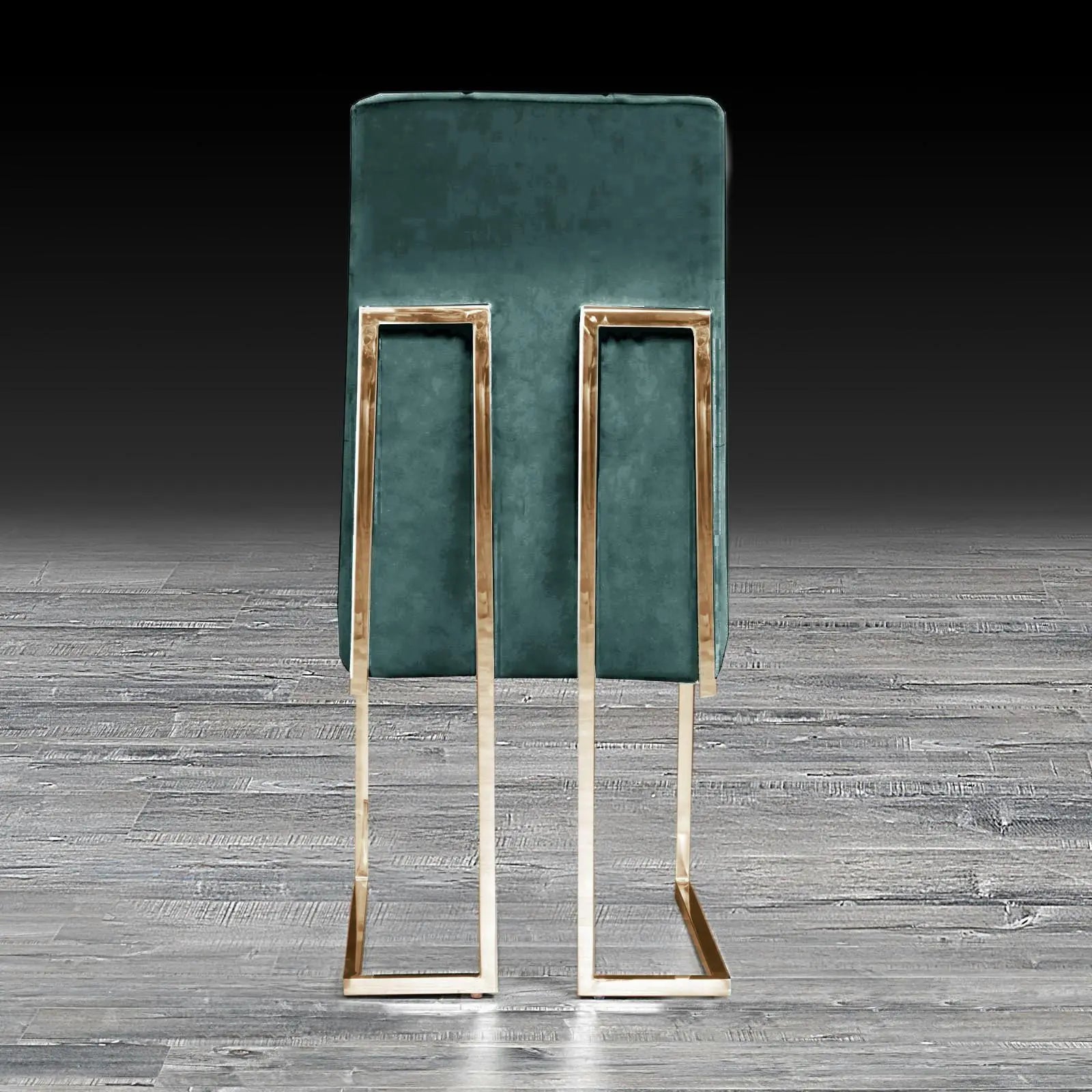 cameron dark green tgss luxury dining chair