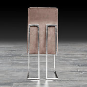 cameron taupe ss luxury dining chair