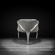 caprice silver gray modern 1 dining chair
