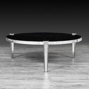 enzo silver luxury coffee table