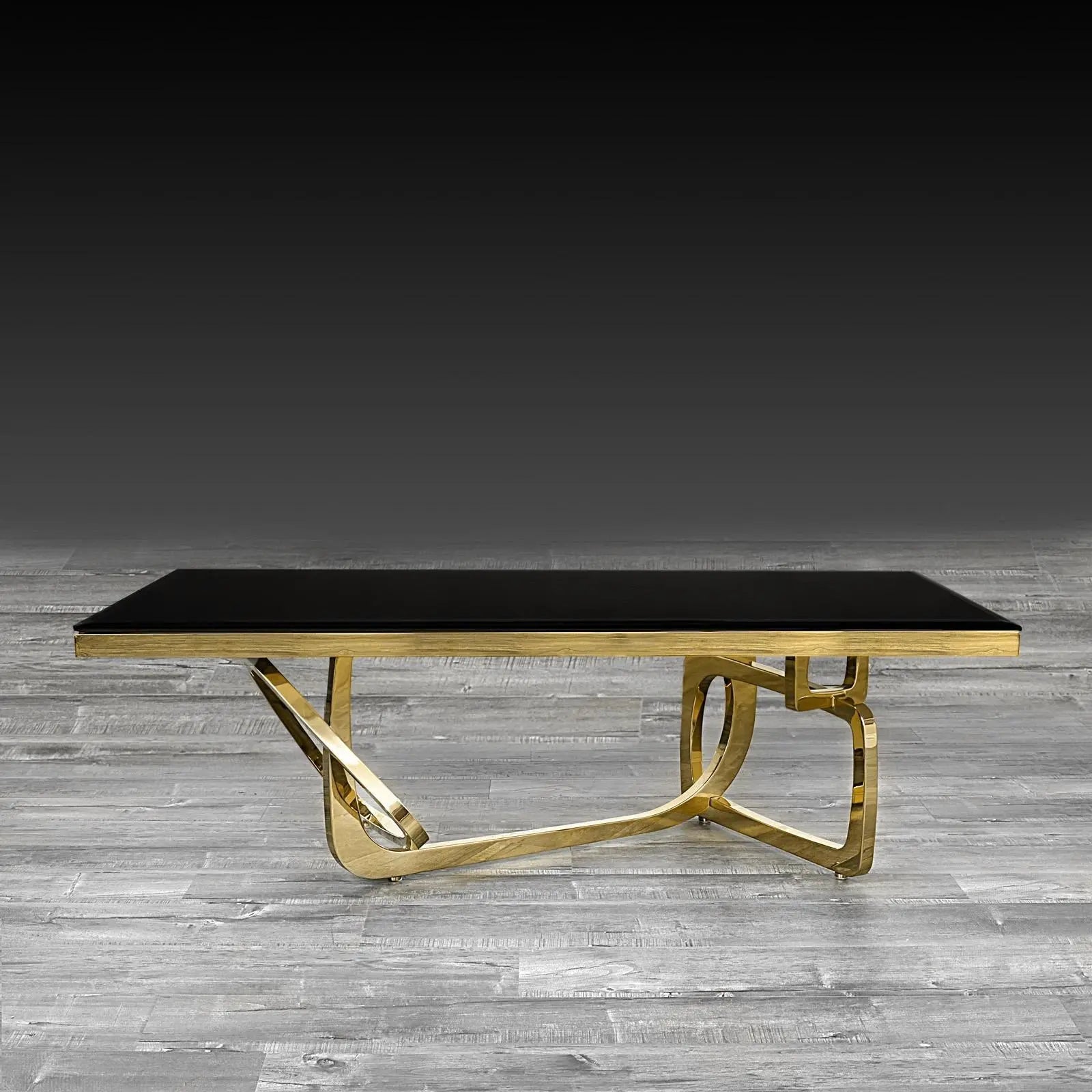 flow tgss glass modern coffee table