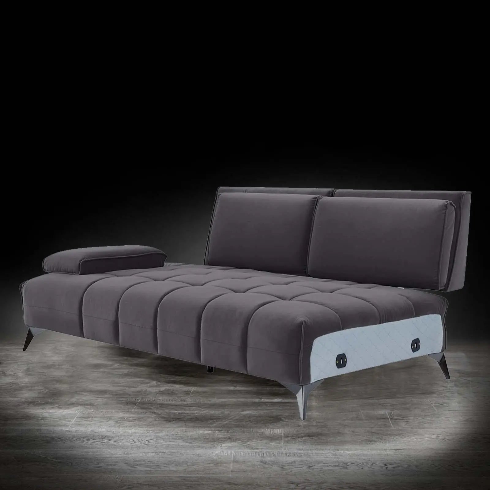 francesco bl left sofa chaise dgr modern sectional