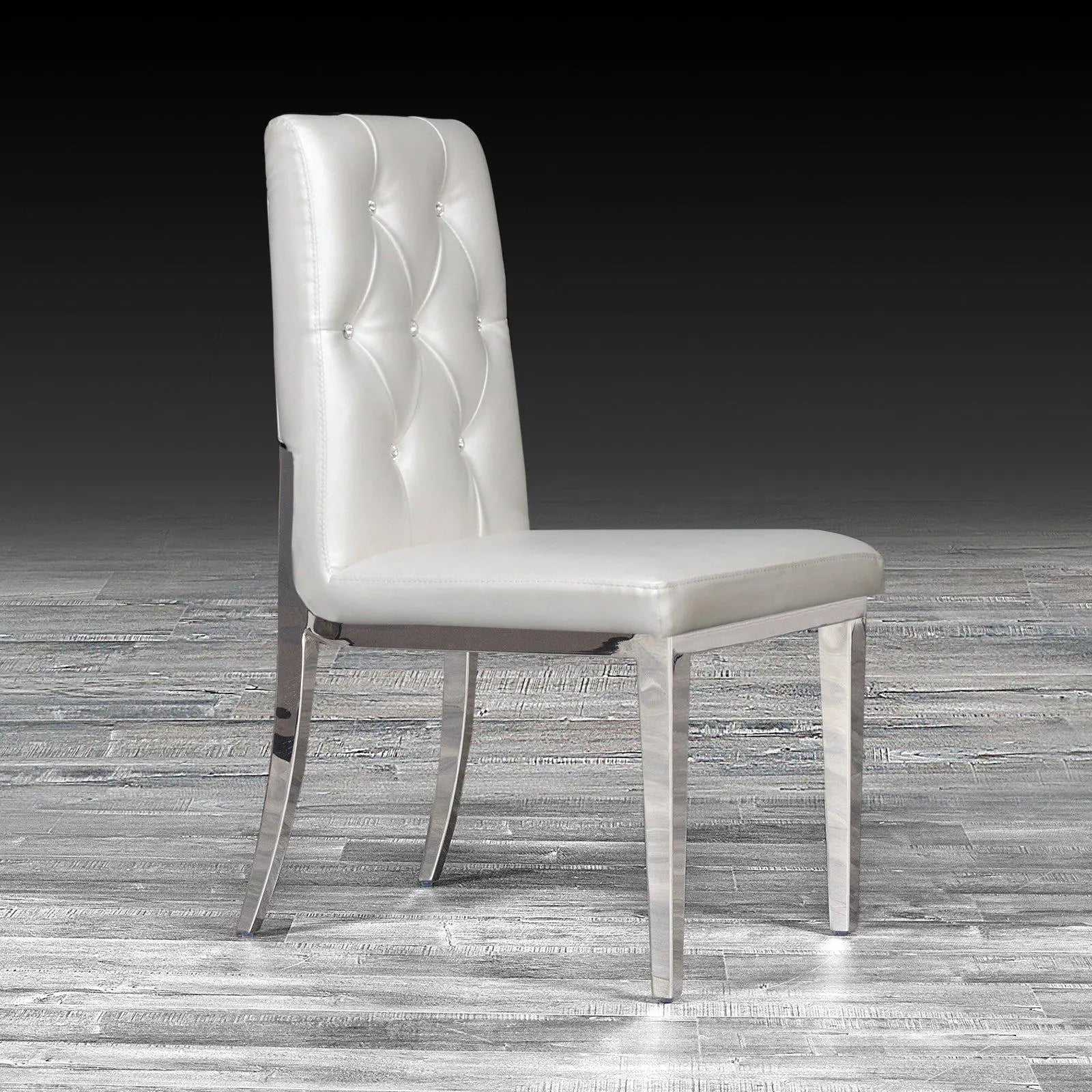 frida white stylish dining chair