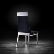 gianna silver black roberto grassie dining chair