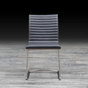 horizon black modern dining chair