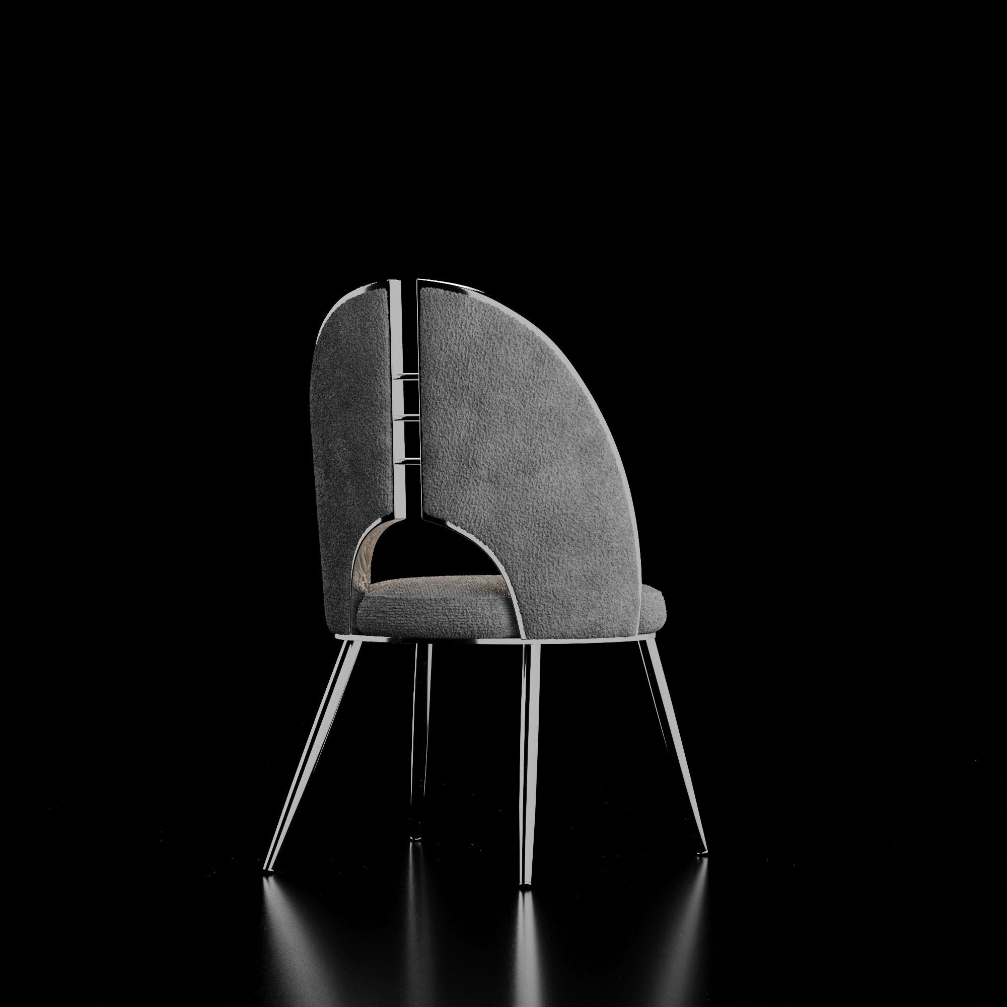 Hyde Silver Dining Chair