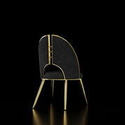 Hyde Titanium Gold Dining Chair
