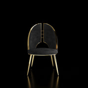 Hyde Titanium Gold Dining Chair