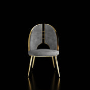 Hyde Titanium Gold Dining Chair