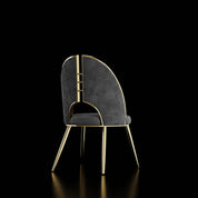 Hyde Titanium Gold Dining Chair