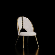 Hyde Titanium Gold Dining Chair