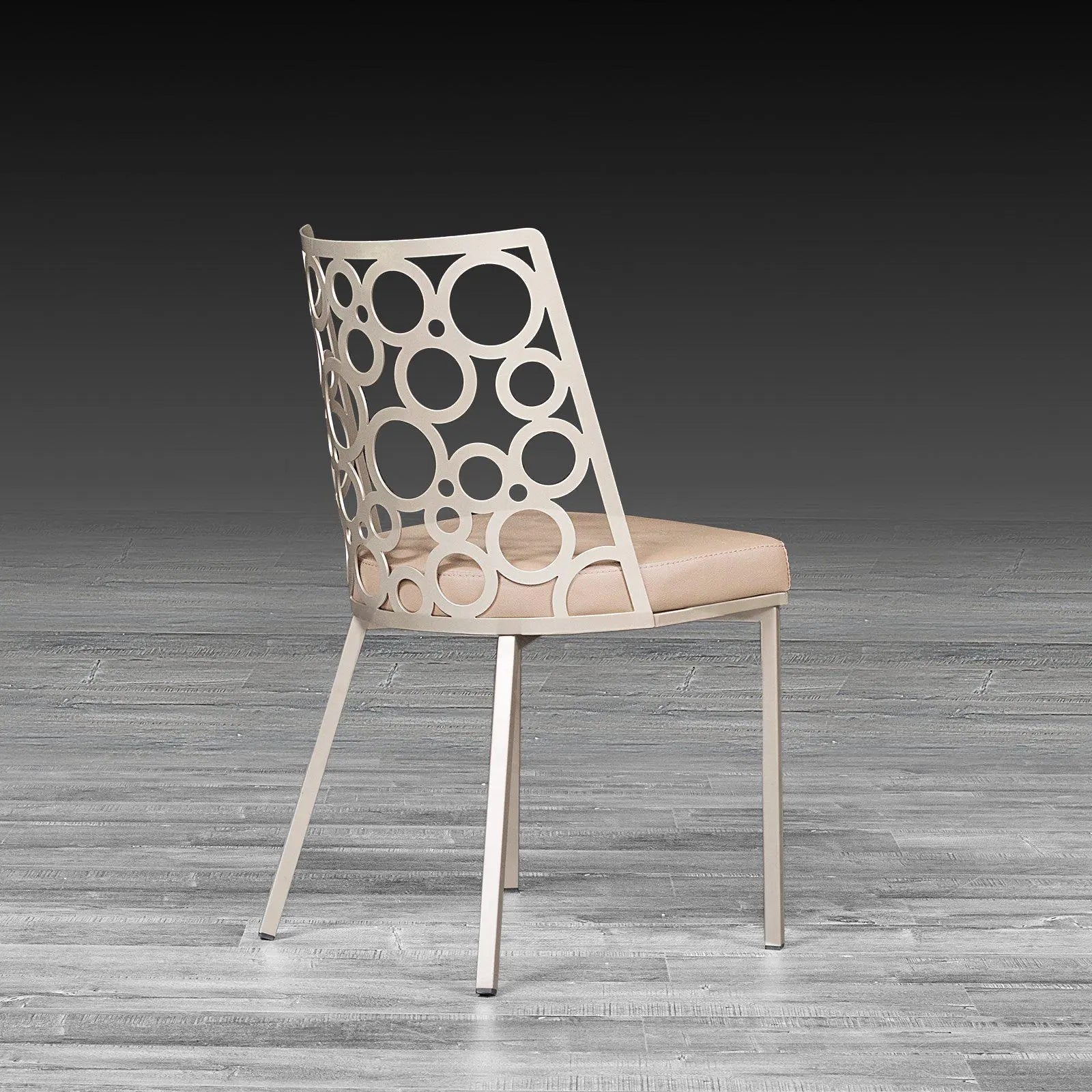 levine beige la dining chair