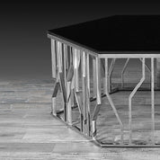 lorensia small silver la coffee table