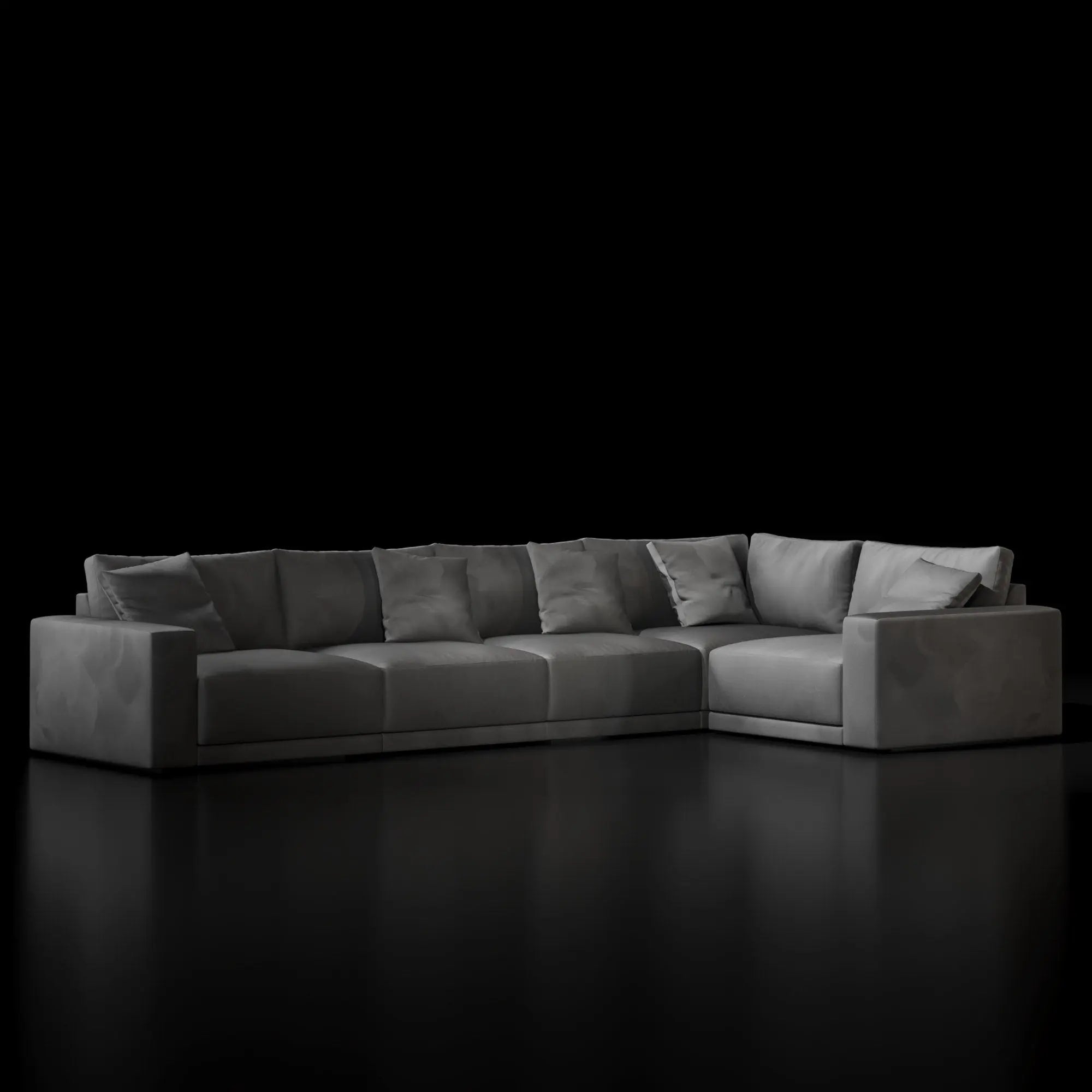 Lugano Five Pieces Sectional - My Store--Sectionals