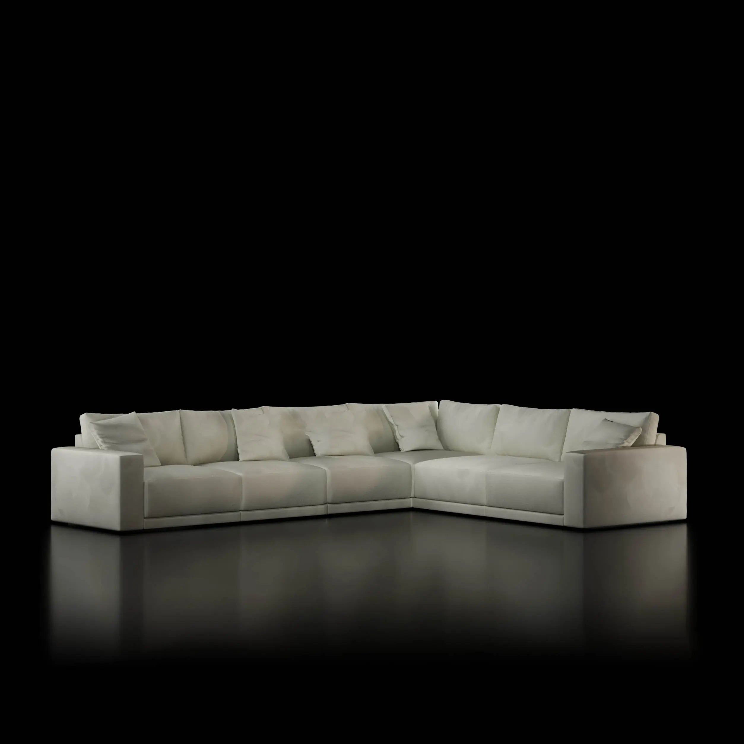 Lugano Six Pieces Sectional - My Store-Beige-Sectionals