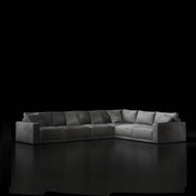 Lugano Six Pieces Sectional - My Store-Dark-Gray-Sectionals