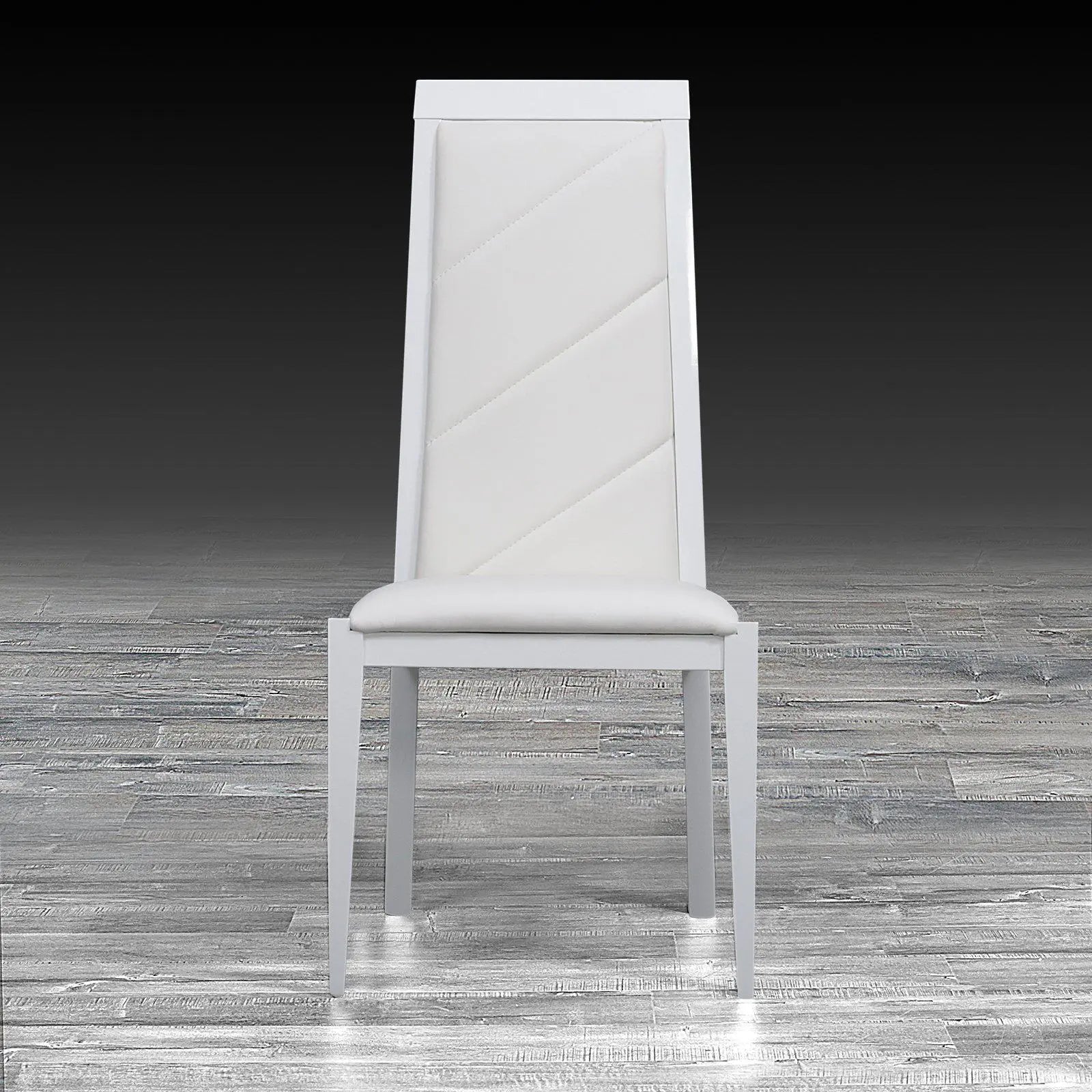 manhattan white modern dining chair