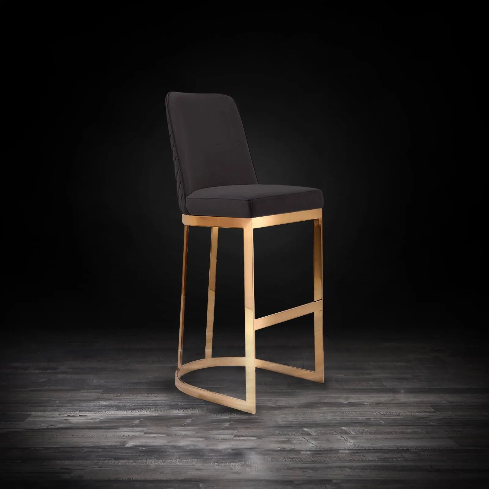 mariella tgss black stylish bar stool