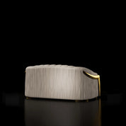 Massimo Lux Brushed Titanium Gold Sofa Set | Beige - My Store--Sofa Set