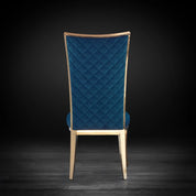 massimo rgss dark blue luxury dining chair