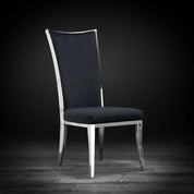 massimo silver black stylish dining chair