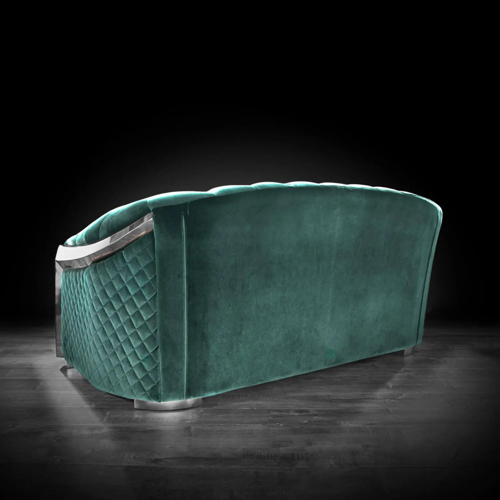 massimo silver dark green allamoda 1 sofa set