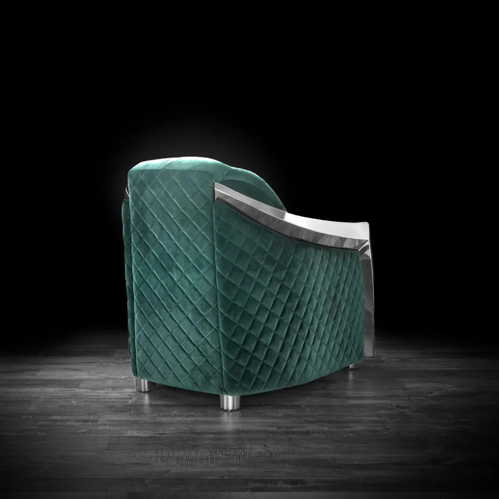 massimo silver dark green allamoda 2 sofa set