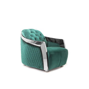 massimo silver dark green allamoda 8 sofa set