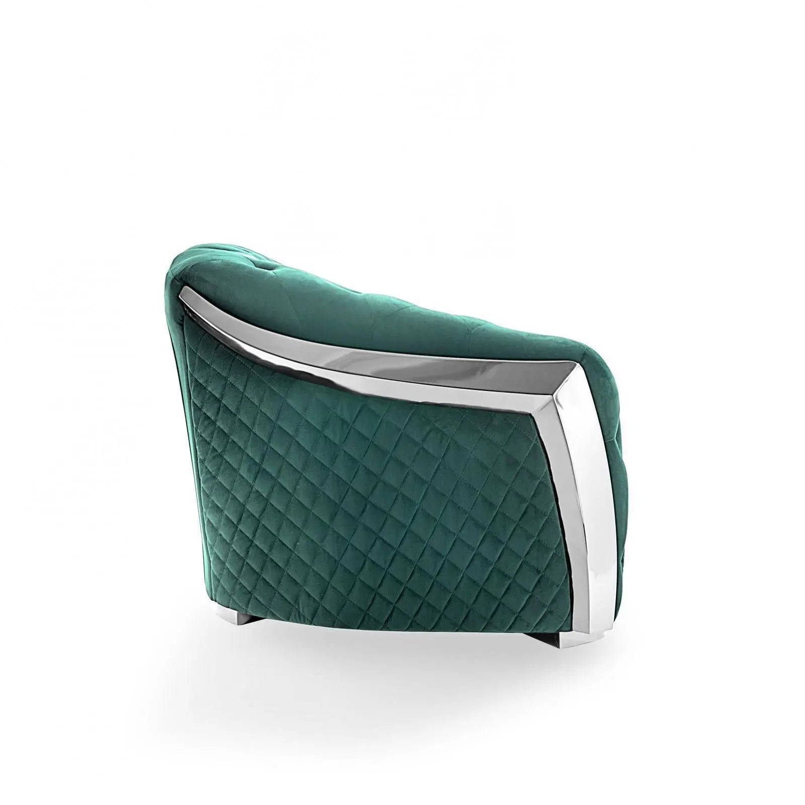 massimo silver dark green stylish 7 sofa set