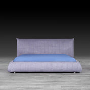 melody gray modern bed