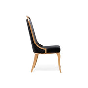 milano rg black stylish 7 dining chair