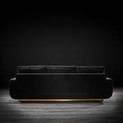 milano tgss black modern 3 sofa set
