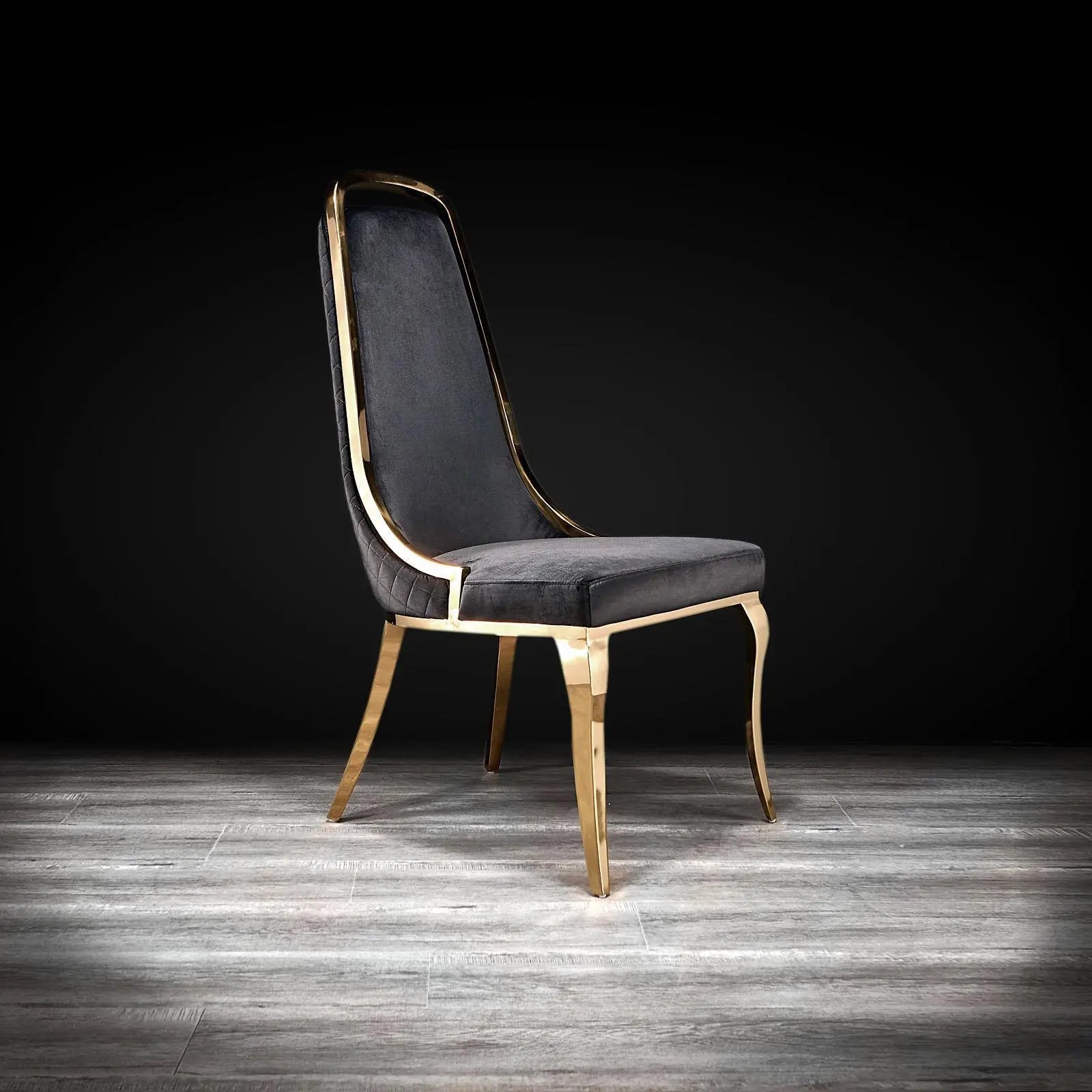 milano tgss black stylish dining chair