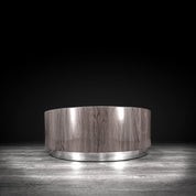 monaco round taupe allamoda coffee table