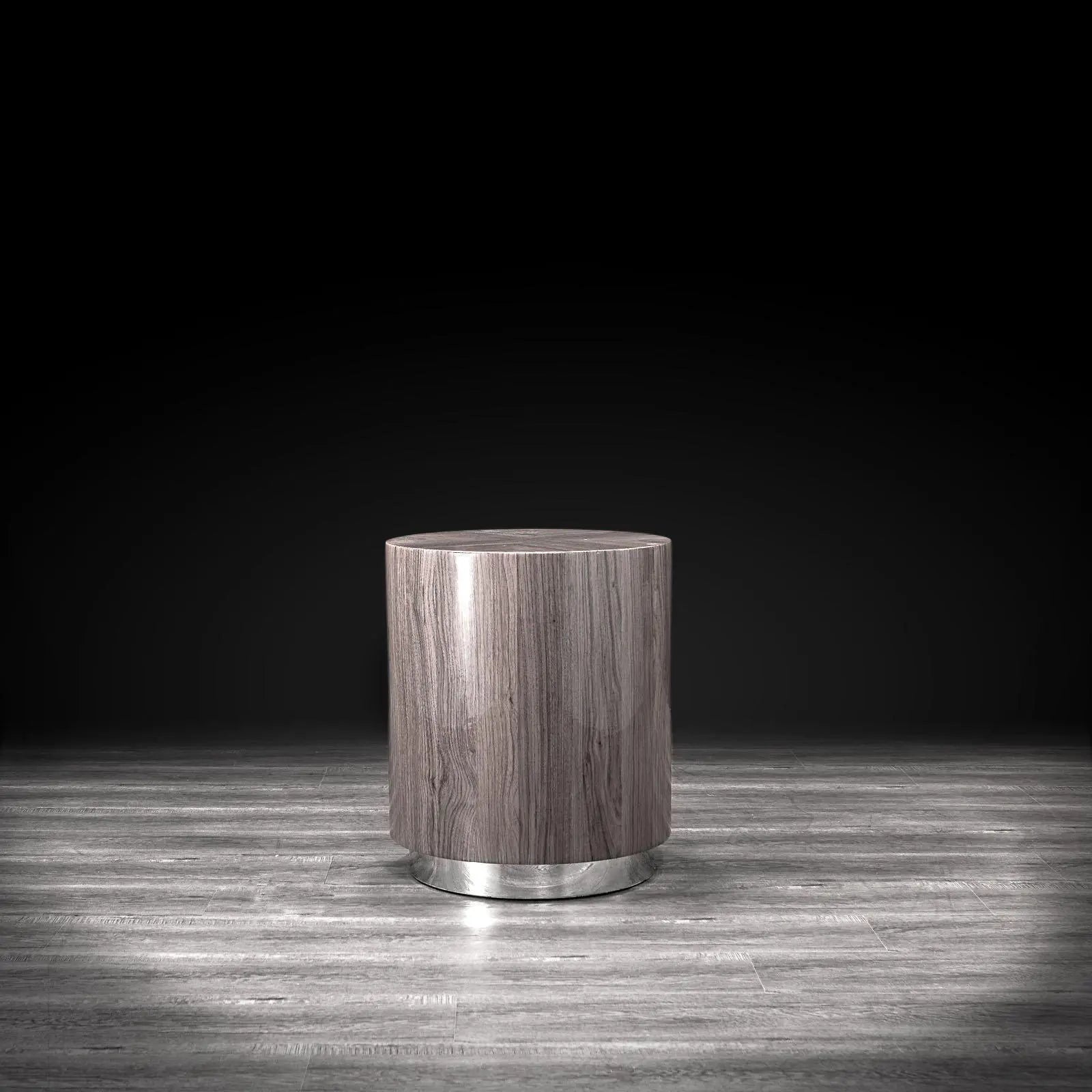 monaco round taupe luxury coffee table